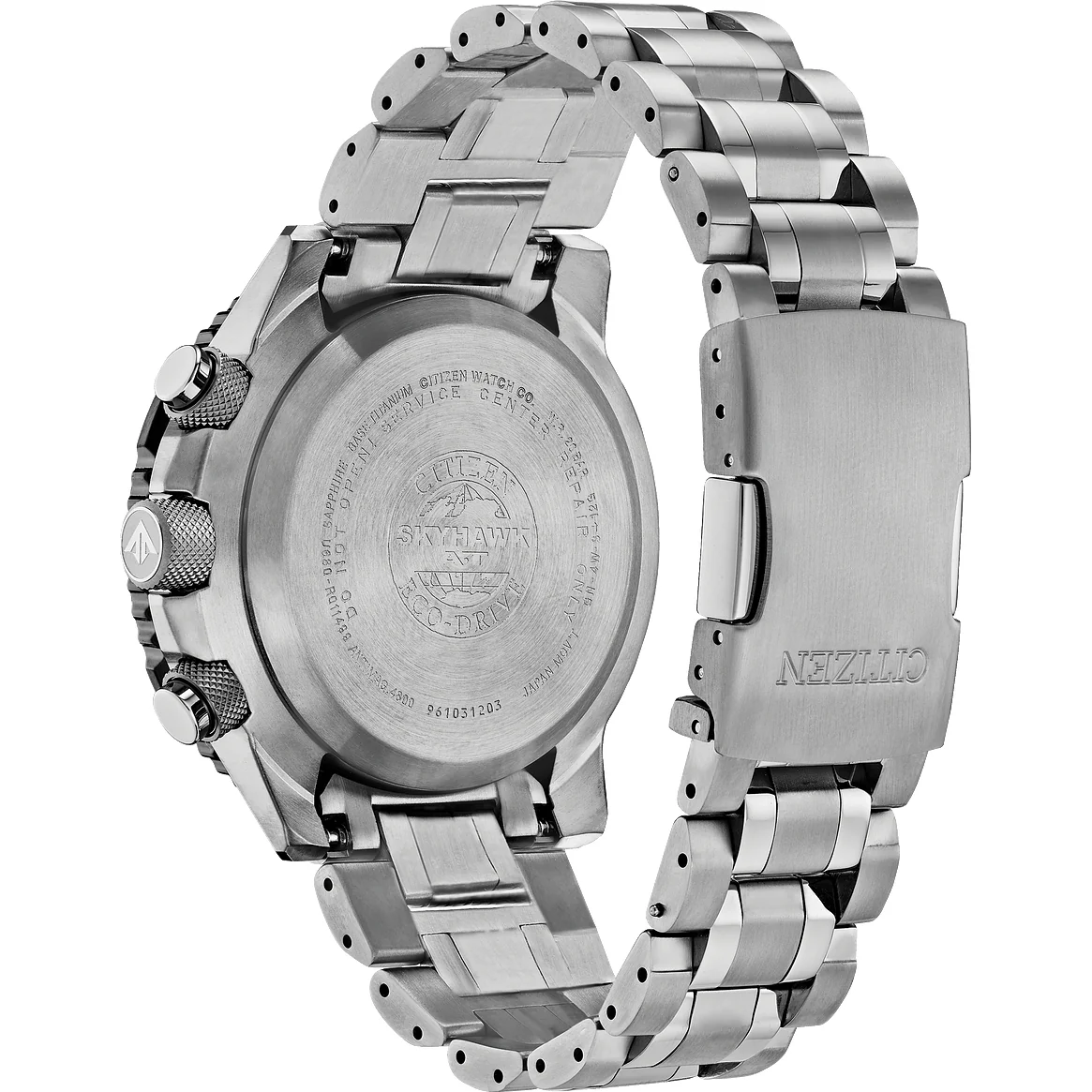 NEW CITIZEN ECO DRIVE PROMASTER SKYHAWK ATOMIC SUPER TITANIUM