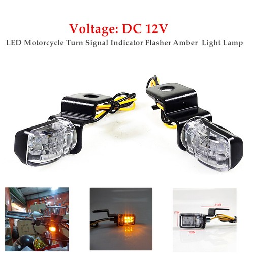 2pcs Led 摩托车自行车转弯信号光指示器闪光器琥珀烟雾灯 Ebay 2pcs Led 摩托车自行车转弯信号光指示器闪光器琥珀烟雾灯 Ebay