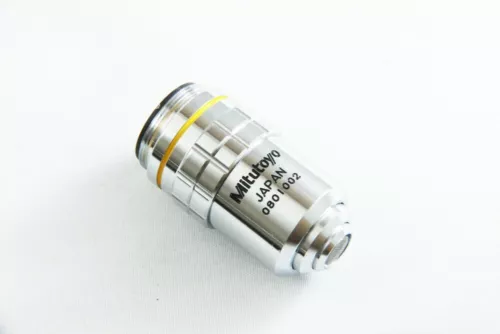 Mitutoyo M 10X 0.25/∞ 810-617 Microscope Objective from Japan #2394