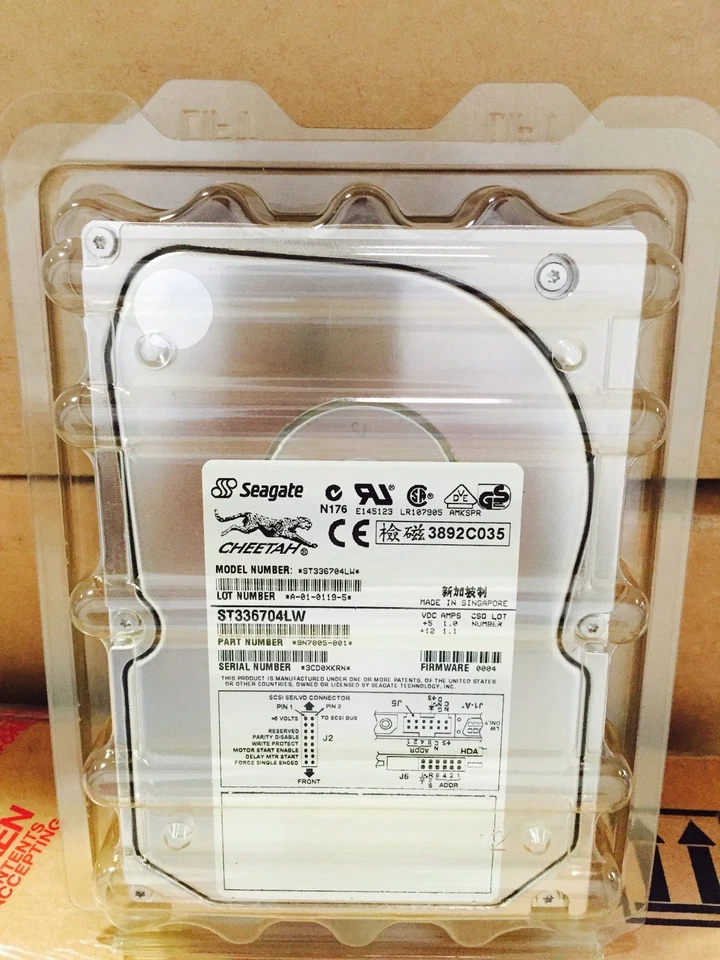 *New* Seagate Cheetah (ST336704LW) 36.4GB,10000 RPM, 3.5" Internal Hard Drive - Image 2 of 4