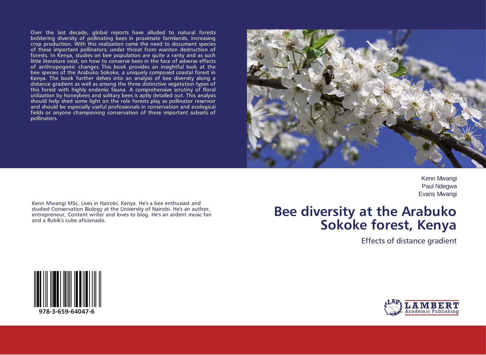 Thumbnail - Kenn Mwangi (u. A.) | Bee Diversity At The Arabuko Sokoke Forest,