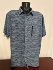 Canada Weather Gear Shirt Mens Size XXL Vented Fishing Hiking Blue Camouflage — photo 1