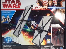 Star Wars First Order Tie Fighter Special Forces Vehicle 2017 Force Link Hasbro