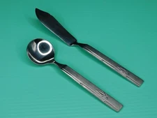  Nakazato Stainless NAB3 Bamboo Sugar Spoon and Butter Spreader