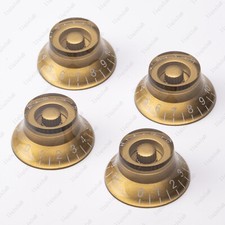 4 Pcs Gold LP Guitar Top Hat Knob Bell Knobs ...