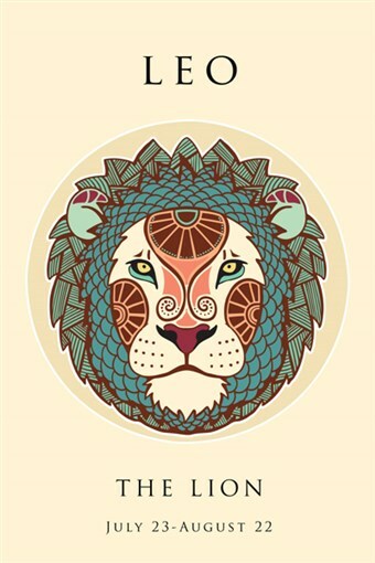 貴重■靉嘔■ライオン■シルクスクリーン■１９８９年サイン入り astrology art poster LEO 20x30 THE LION CLASSIC zodiac