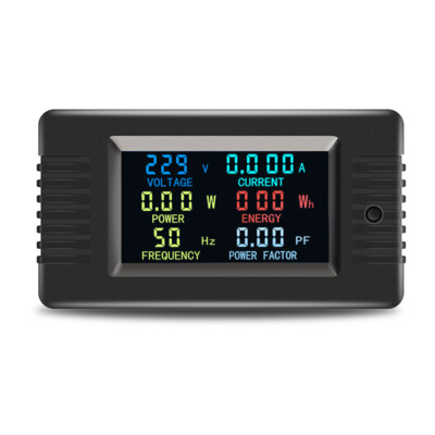 PZEM-020 Color Screen Tester Voltage AC Digital Current Power Capacity Meter 10A