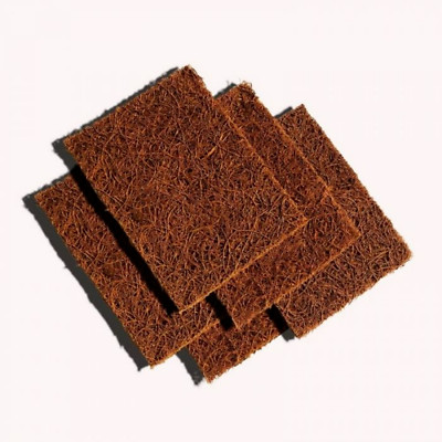 Coconut Coir & Jute Scrubbing Floor Mop Pad (Reusable, 2-Pack)