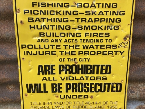 Privatgrundstück Schild Metall Kein Betreten Verbotene Vorsehung Wasser 12x18 - Bild 3 von 5