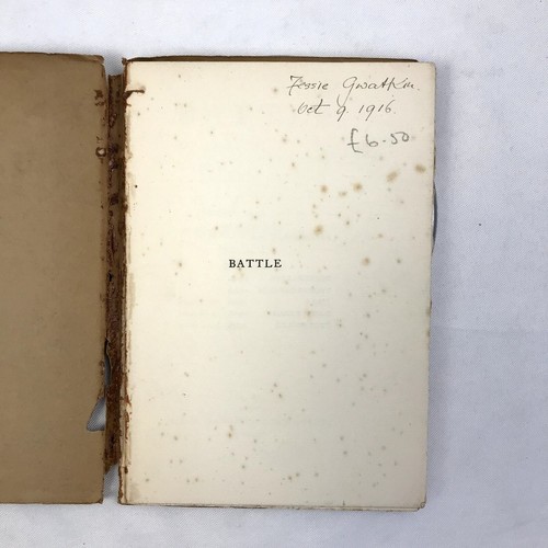 Battle First Edition Antiquarian Paperback Book by Wilfrid Wilson Gibson 1916 - Picture 5 of 9