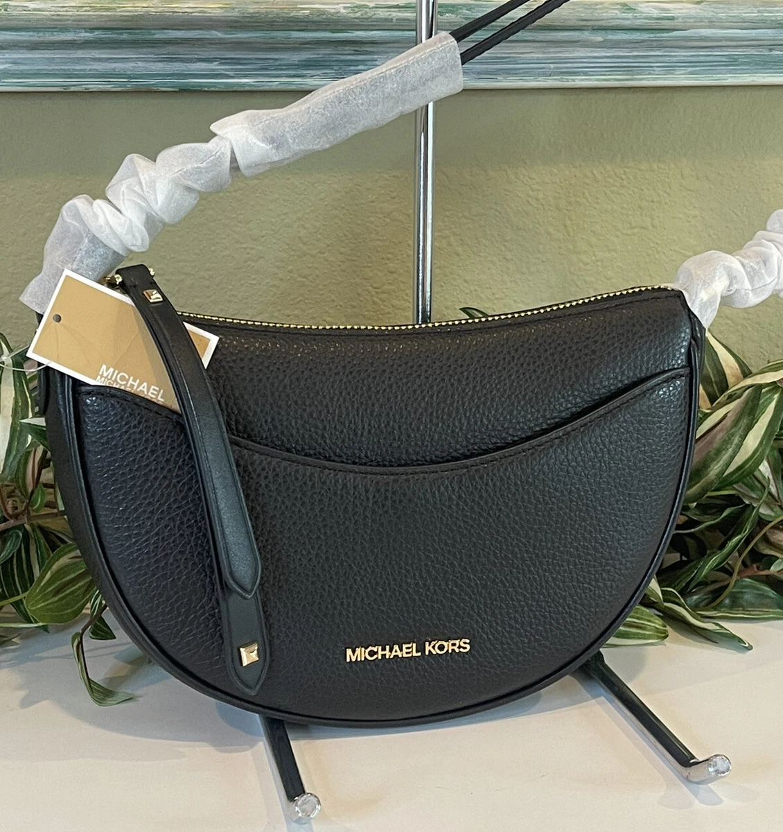 Michael kors half moon cheap crossbody