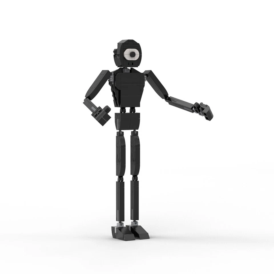 MOC: Black One-Eyed Monster Toys Building Set 186 Pieces from Game for Christm - Image 3 of 4