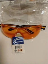 3 Pair Gateway Luminary Orange Lens  Safety Glasses Sun Shooting Z87+ CSA Z94.3