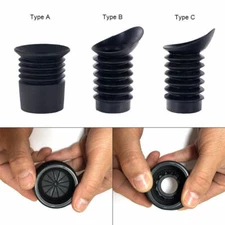 Universal Ocular Eye Protector Extende Scope Lens Cover Rubber