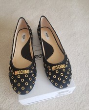 Moschino women flat shoes size 40 new