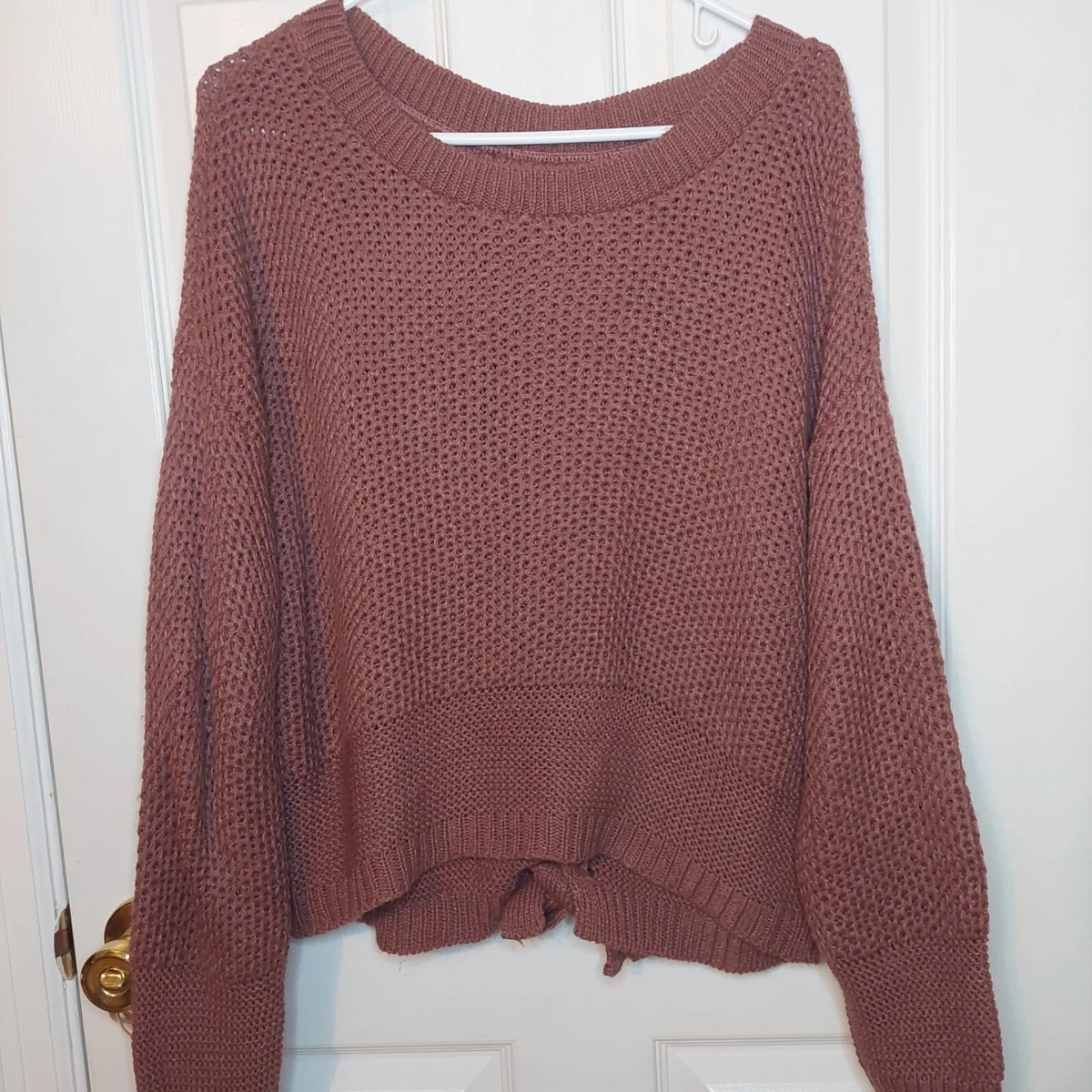 Mauve oversized shop sweater
