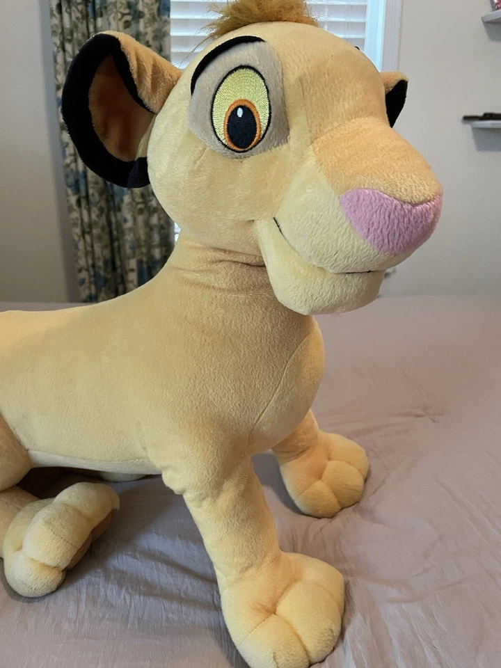 Disney Hasbro 2002 Large 20" Lion King Plush Stuffed Simba - Image 2 of 4