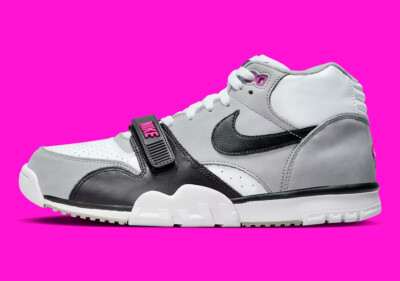 Nike Air Trainer 1 Mens Shoes Size 8.5 Sneakers Athletic FN6885-062 Nike Air Trainer 1 Medium Grey/Black Mens Training Shoes Bo  main image 3
