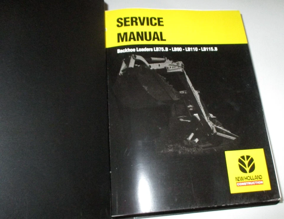 New Holland LB75.B LB90 LB110 LB115.B Loader Backhoe Service Manual NH ORIGINAL! - Image 3 of 4