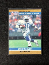 1990 Pro Set Barry Sanders - Pack Fresh - Sharp/ Centered - Rookie of the Year