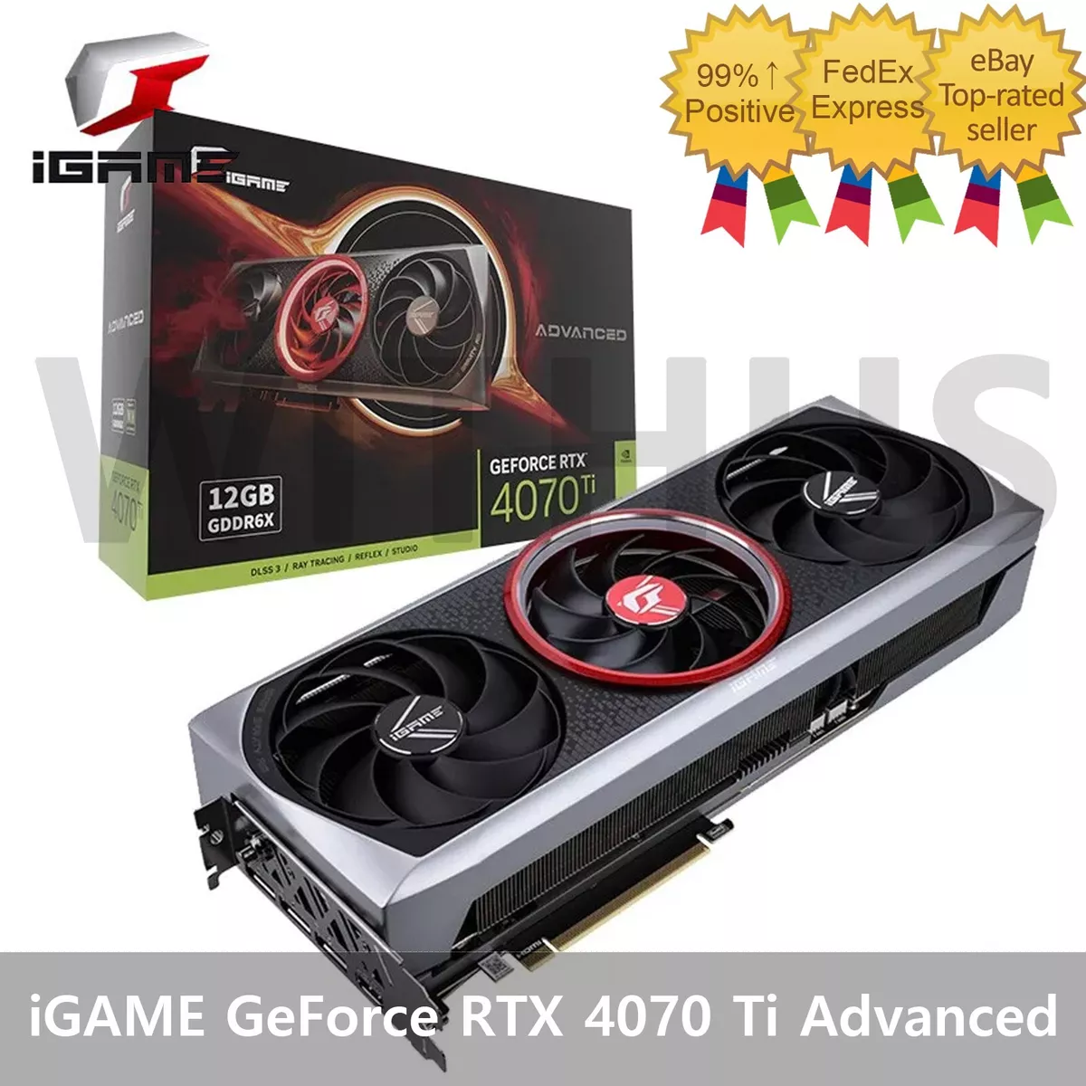 COLORFUL iGAME GeForce RTX 4070 Ti Advanced OC D6X 12GB Gaming Graphics Card