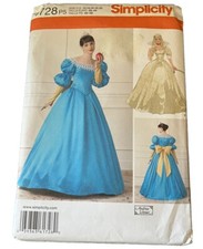 Simplicity 1728 P5 Misses Sz 12-20 Costume Princess Sewing Pattern Halloween