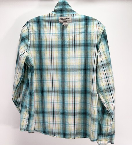 VTG WRANGLER WRANCHER PEARL SNAP Metallic WESTERN SHIRT COWBOY ROCKABILLY - Picture 7 of 9