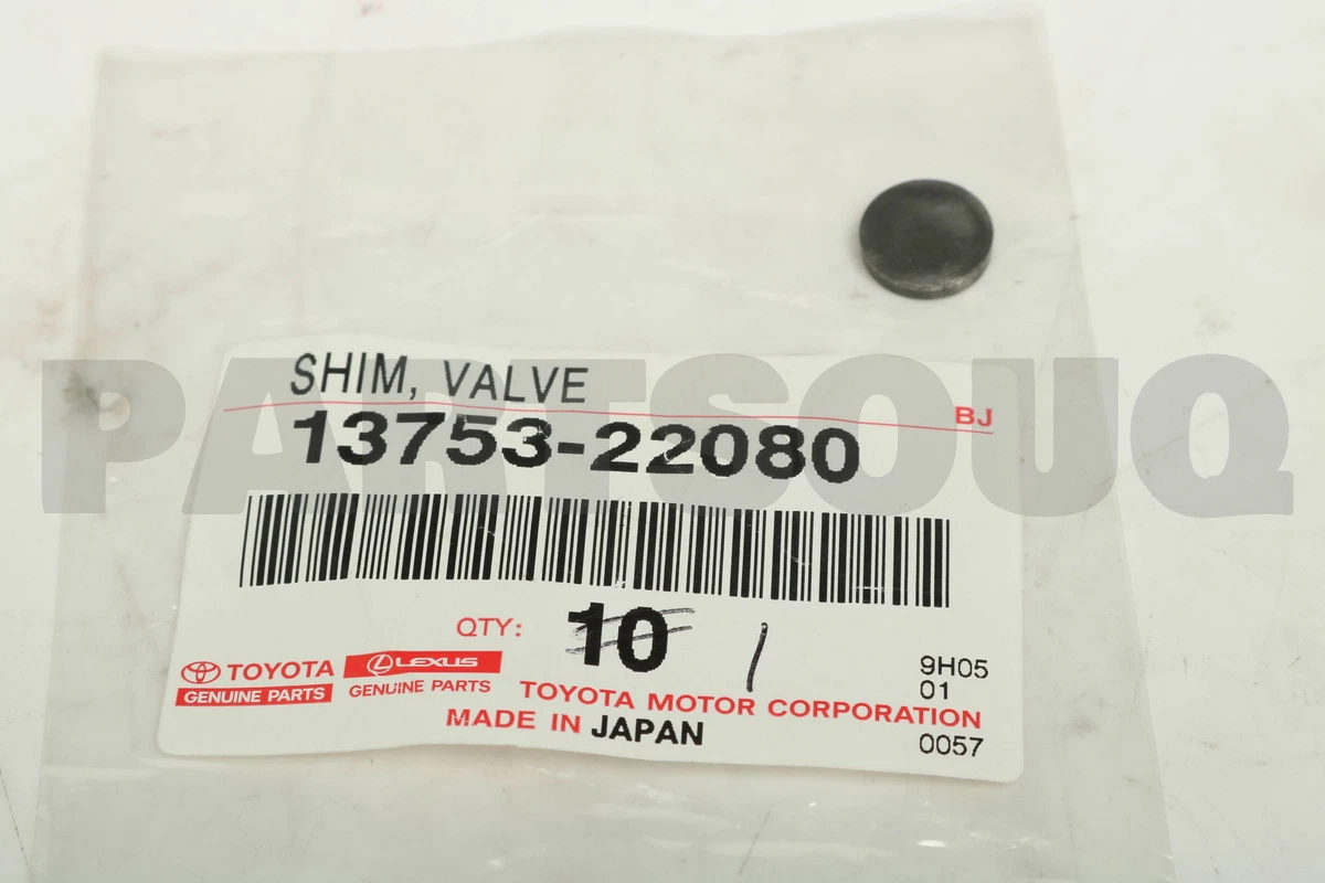 1375322080 Genuine Toyota SHIM, VALVE ADJUSTING 13753-22080 | eBay