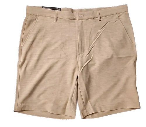 Greg Norman Men's Stretch Casual Shorts In Taupe Size 38 - 第 1/6 張圖片