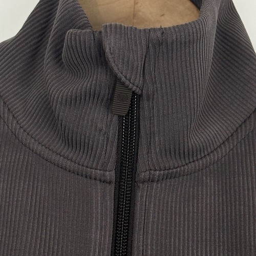 Nuevo con etiquetas Lululemon Cepillado Softstreme Acanalado Media Cremallera Espresso Marrón Talla 2 - Imagen 7 de 12