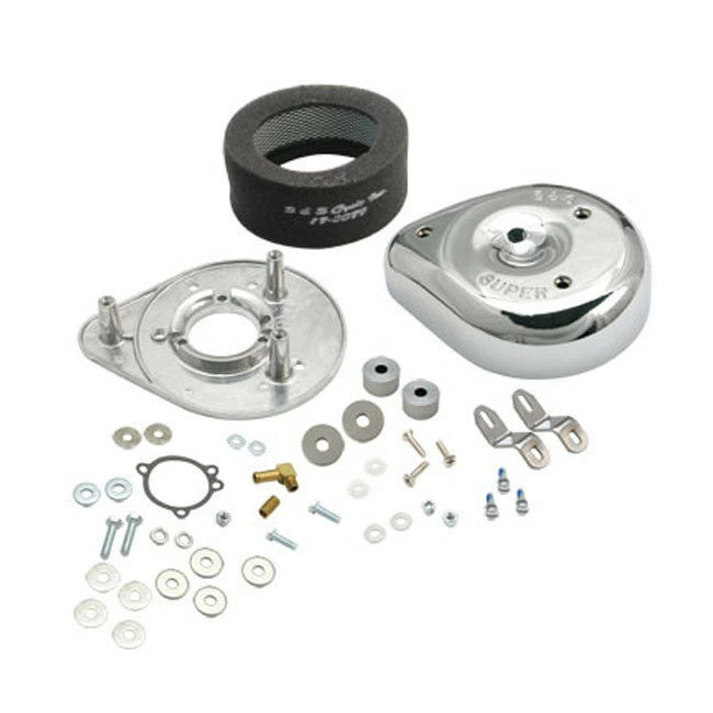 S&S Filtre Larme Chrome pour Harley - Davidson Evo 93-99 Et XL S&S Super E/G De - Photo 1/1