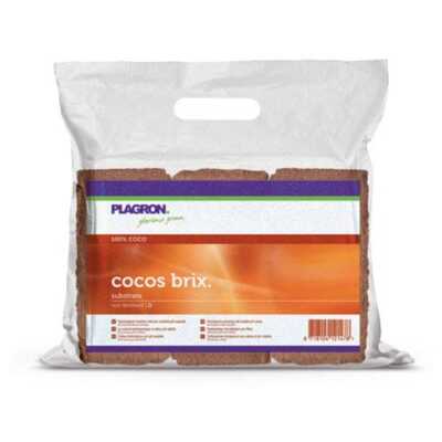 6x Dehydrierte Kokosfaserziegel Plagron Cocos Brix (650g-9L)