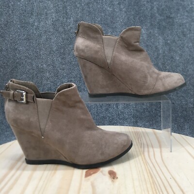 Maurices Boots Womens Casual Back Zip Chelsea Ankle Bootie