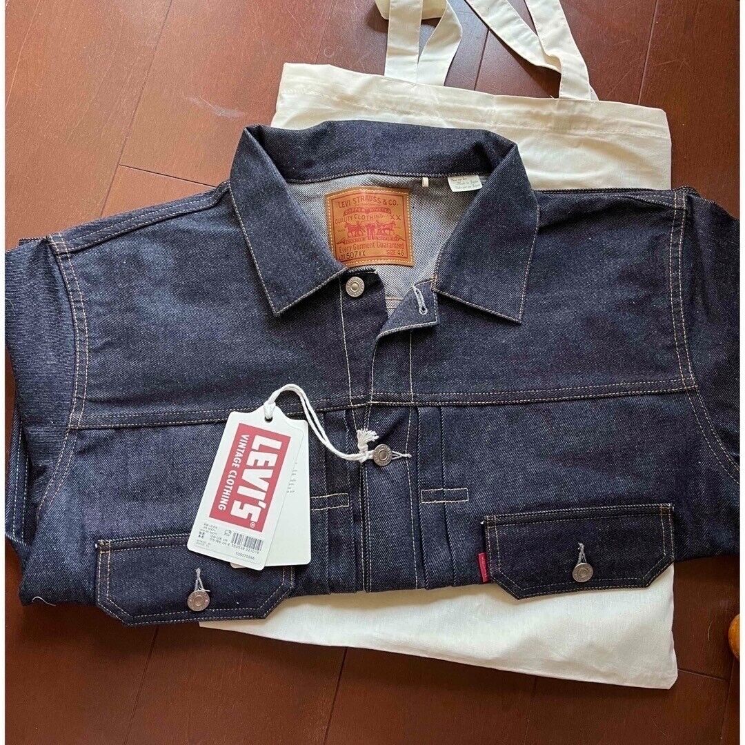 Levi's 507XX 2nd Second Denim Jacket T-back 46 inches Used Levi's 507XX 2nd Second Denim Jacket T-back 46 inches Used