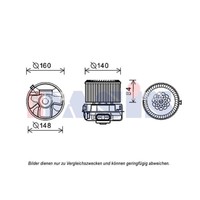 InnenraumgebläSe LüFter FüR Toyota Aygo WNB1_ KGB1_ CitroëN C1 Pm_ Pn_ 107