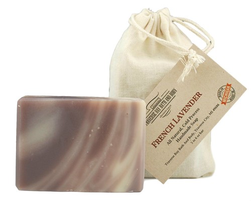 French Lavender, all natural handmade soap, Cold process, Large 5.5-6 oz - Picture 15 of 20