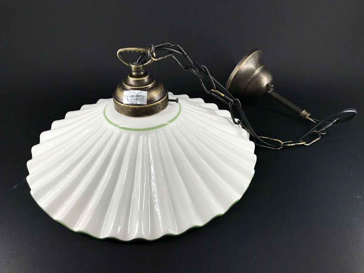Corno Portapiantina. Bomboniera. Dipinto a mano. Ceramica di Vietri