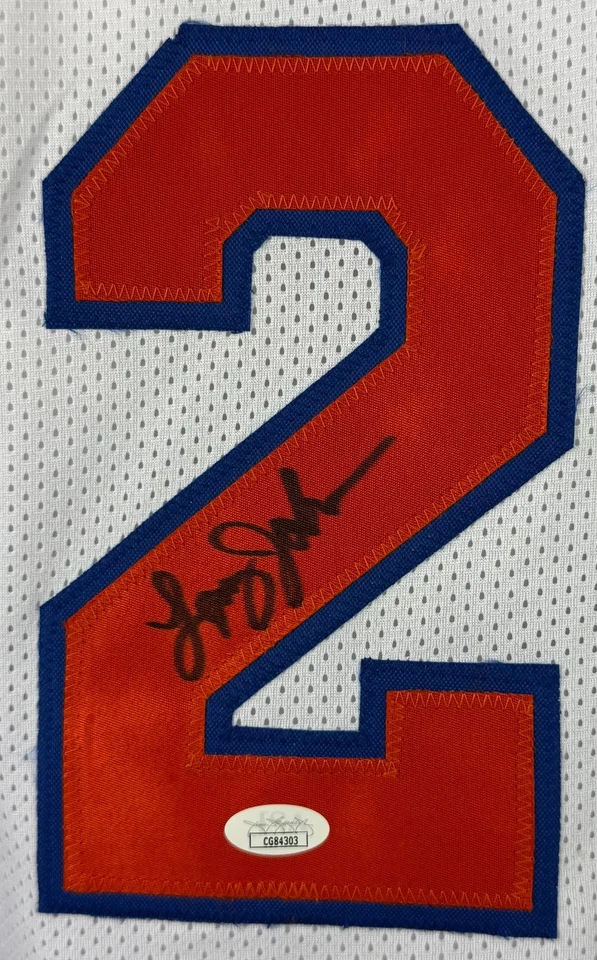 Larry Johnson autographed signed jersey NBA New York Knicks JSA COA - Image 2 of 4