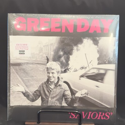 Saviors-Limited Hot Pink Colored Vinyl by Green Day (Record, 2024)