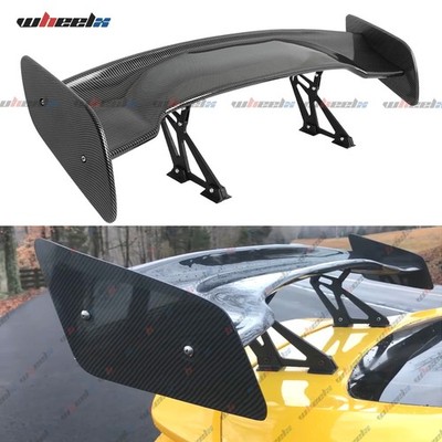 57'' GT Style Rear Trunk Spoiler Wing For Nissan Maxima Altima Versa Carbon Look