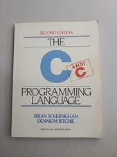 C Programming Language, 2nd Edition- 9780131103627, paperback, Brian W Kernighan