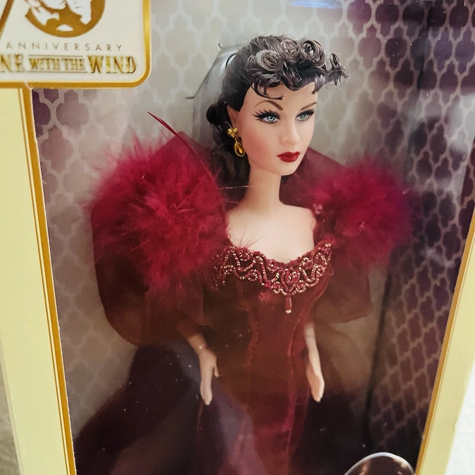 75th Anniversary Black Label Gone With the Wind Scarlett O'Hara Barbie - Image 4 of 4