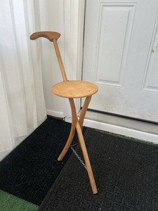 Vintage Cane Stool | eBay