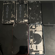 Unlocked  Lot of 6 iPhones for Parts or Repair - Various Models 4-7 , 11 13