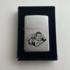 ZIPPO Superman CocaCola 1978 Collectible Used Smokeless Lighter