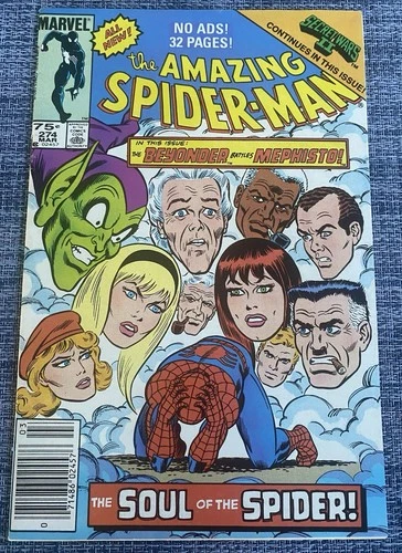 The Amazing Spider-Man #274 (Marvel Comics March 1986). VF Condition