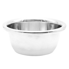 Edelstahl Sch&uuml;ssel 38cm K&uuml;chensch&uuml;ssel mit Rand Metall  BRUNBESTE BB-5514