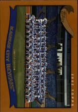 2002 Topps Limited Baseball Card #654 Kansas City Royals TC /1950