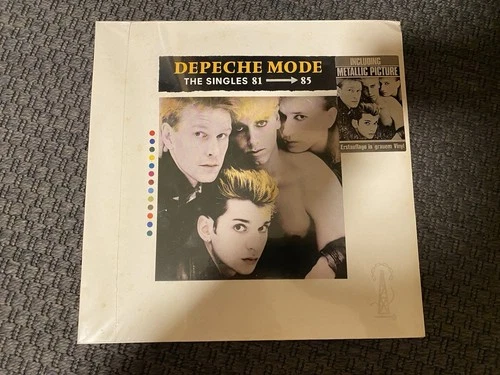 Depeche Mode - The Singles 81/85 Sealed 1985 Grey Vinyl Gatefold, DMM, Picture