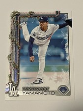 Topps 2025 Holiday Yoshinobu Yamamoto #H159 Los Angeles Dodgers Baseball Card